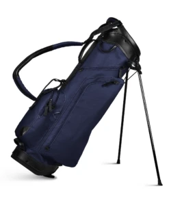 Sun Mountain Golf Canvas & Leather Carry Stand Bag -Green And Swing Shop 190733CanvasLeatherStandNavy Black
