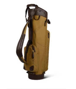 Sun Mountain Golf Canvas & Leather Cart Bag -Green And Swing Shop 190740CanvasLeatherCartClay Brown
