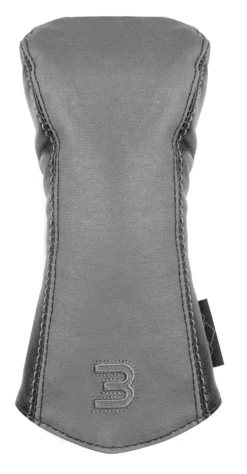 Sun Mountain Golf Canvas & Leather Head Covers -Green And Swing Shop 190754CanvasLeatherHeadcoverSlate Black3