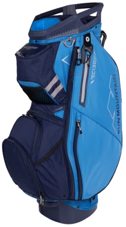 Sun Mountain 2023 C-130 14-Way Divided Golf Cart Bag -Green And Swing Shop 2023 C130 230309 cobalt navy