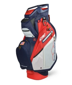 Sun Mountain Golf 2021 C-130 Supercharged Cart Bag -Green And Swing Shop 210332C130SuperchargedNavy White Red
