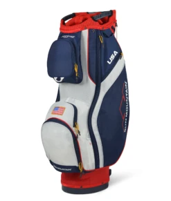 Sun Mountain Golf 2021 Teton Cart Bag 16 Sun Mountain Golf 2021 Teton Cart Bag -Green And Swing Shop 210386TetonRed Navy White