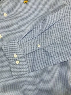 Callaway Jack Nicklaus Black Label By Perry Ellis Mini Plaid Button Down Shirts -Green And Swing Shop 2ColorsMiniPlaid Marina1