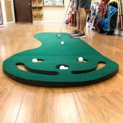 Intech Golf 3 Hole Portable Golf Putting Mat -Green And Swing Shop 3HolePortablePuttingMat9