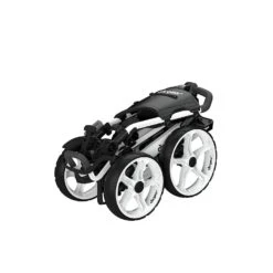 Clicgear Golf 4-Wheel Push Cart Model 8.0+ -Green And Swing Shop 8.0 White folded