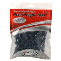 ProActive Sports Premium Hardwood Accu-Height Golf Tees -Green And Swing Shop Accu Height Tees 2.75 a