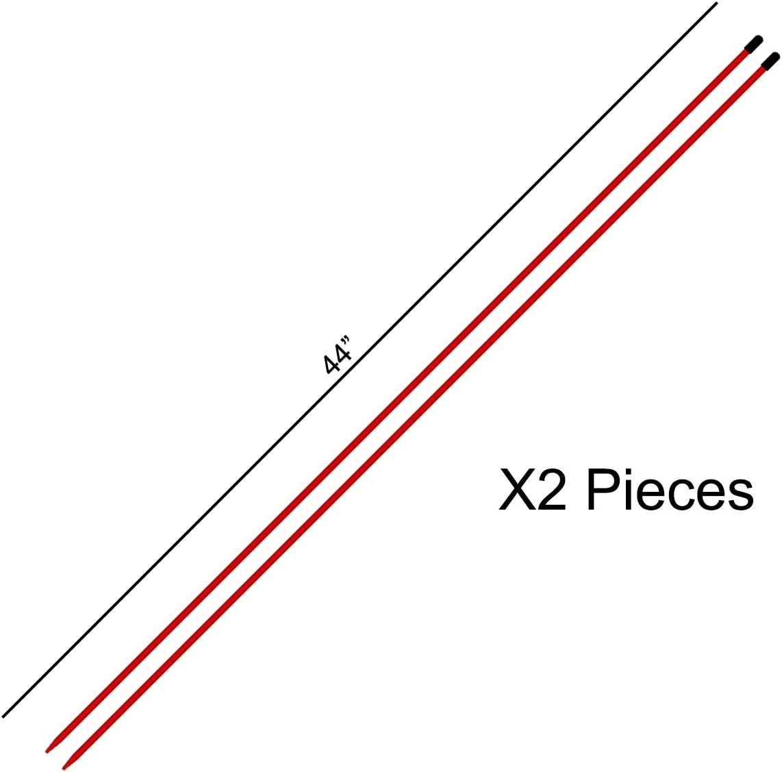 MVP Sport Golf Alignment Sticks 2-Pack 4 MVP Sport Golf Alignment Sticks 2-Pack - Image 2