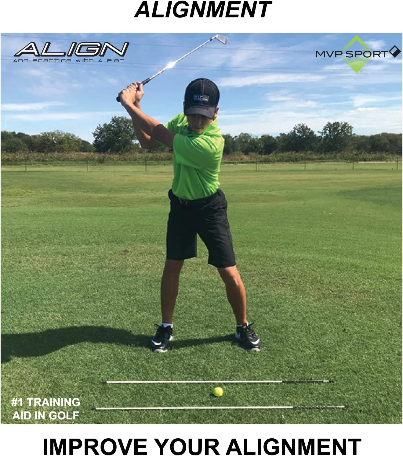 MVP Sport Golf Alignment Sticks 2-Pack 6 MVP Sport Golf Alignment Sticks 2-Pack - Image 4