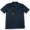Callaway Jack Nicklaus Black Label By Perry Ellis All Over Mini Geo Polo Shirts -Green And Swing Shop AllOverMiniGeo ClassicNavy0