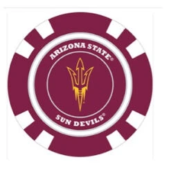 Team Golf NCAA Magnetic Poker Chip Ball Markers -Green And Swing Shop ArizonaState1