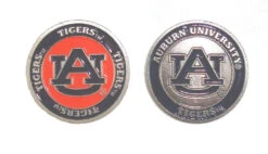 NCAA Double Sided Collegiate Golf Ball Marker Coins -Green And Swing Shop Auburn