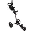 Axglo Golf TriLite 3 Wheel Push Cart -Green And Swing Shop AxgloTriLiteBlackSilver