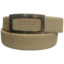 Izod Golf Genuine Leather Textured Belts -Green And Swing Shop Belt Leather Textured Stone