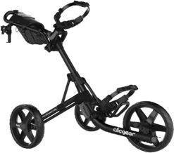 Clicgear Golf 3-Wheel Push Cart Model 4.0 -Green And Swing Shop Black 1