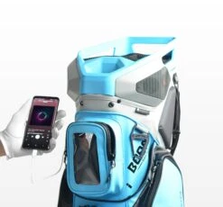 Sun Mountain 2022 Boom Bag Golf Cart Bag With Speakers -Green And Swing Shop BoomBagPhone2