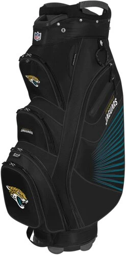 NFL The Bucket II Team Effort Cart Bag -Green And Swing Shop Bucket II Cart Bag Jacksonville Jaguars