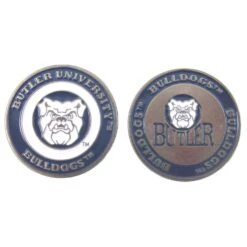 NCAA Double Sided Collegiate Golf Ball Marker Coins -Green And Swing Shop Butler