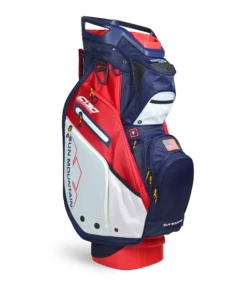 Sun Mountain Golf 2021 C-130 Supercharged Cart Bag -Green And Swing Shop C130SuperchargedNavy White RedAltShot