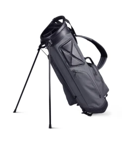 Sun Mountain Golf Canvas & Leather Carry Stand Bag -Green And Swing Shop CanvasLeatherStandSlate BlackAltShot