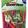 Pride Sports Wood Golf Tees 3.25" -Green And Swing Shop Classic Wood Tee 3.25 75 count Citrus Mixed
