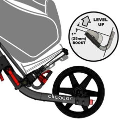 Clicgear Golf Push Cart Accessories -Green And Swing Shop Clicgear Bag Booser