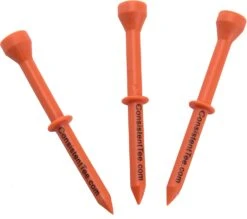 Consistent Tee Golf Tees 10 Pack - 3.25" -Green And Swing Shop ConsistentTees Orange2
