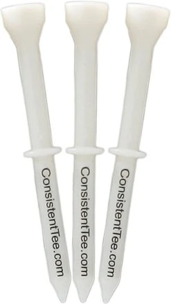 Consistent Tee Golf Tees 10 Pack - 3.25" -Green And Swing Shop ConsistentTees White2