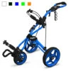 Clicgear Golf 3-Wheel Rovic Junior Push Cart Model RV3J -Green And Swing Shop Cover