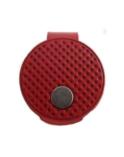 Evergolf Round Magnetic Ball Marker Hat Clip -Green And Swing Shop EverGolf Round Cap Clip Red
