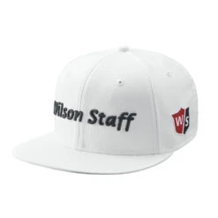Wilson Staff Golf Flat Brim Tour Caps - Assorted Colors -Green And Swing Shop Flat Brim White 1