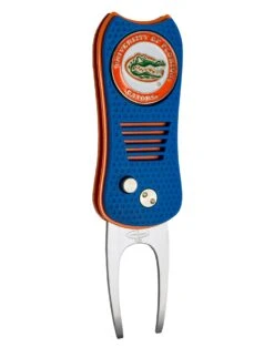 Team Golf Retractable Switchblade Switchfix Divot Tool Ball Marker - NCAA -Green And Swing Shop Florida Gators Switchfix 44448 113