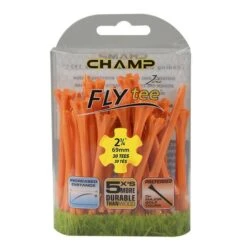 Champ Fly Tees 2.75" Plastic Golf Tees -Green And Swing Shop Flytee 234 30 OrangePlain 92523 600px 1800x1800 64391a94 87d9 4e06 8d09 87862cab11ae