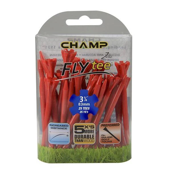 Champ Fly Tees 3.25" Plastic Golf Tees 6 Champ Fly Tees 3.25" Plastic Golf Tees - Image 4
