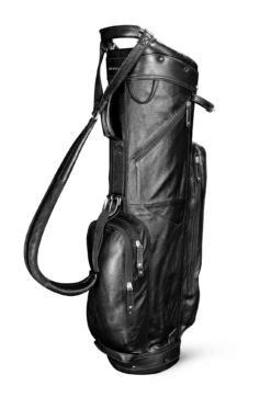 Sun Mountain Golf Leather Cart Bag -Green And Swing Shop G823557LeatherCartBlack