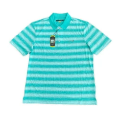 Greg Norman Play Dry Golf Polo -Green And Swing Shop GNPoloAqua0