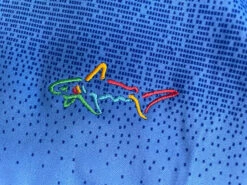 Greg Norman Play Dry Golf Polo -Green And Swing Shop GNPoloBlue3