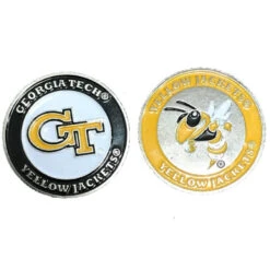 NCAA Double Sided Collegiate Golf Ball Marker Coins -Green And Swing Shop GeorgiaTech ba23eb6b 8405 4bef 93e1 fffa38f0c13a