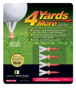 4 Yards More Golf Tees -Green And Swing Shop Greenkeepers 4 Yards More Red adb72b88 2fd8 48a5 898e e6c4ddc4f5c2