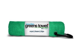 Clip Wipes Microfiber Golf Greens Towel -Green And Swing Shop Greens Towels Shamrock Green