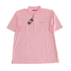 Greg Norman Play Dry Golf Polo -Green And Swing Shop GregNorman PlayDryPolo Pinkv2