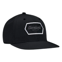 Cleveland Hexagon Patch Golf Hat -Green And Swing Shop HexagonPatch Black0