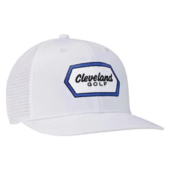 Cleveland Hexagon Patch Golf Hat -Green And Swing Shop HexagonPatch White0