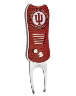 Team Golf Retractable Switchblade Switchfix Divot Tool Ball Marker - NCAA -Green And Swing Shop Indiana Hoosiers Switchfix 44448 119
