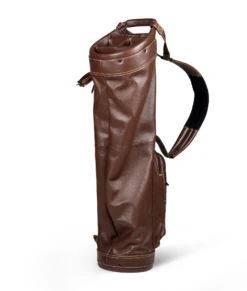 Sun Mountain Golf Leather Sunday Carry Bag -Green And Swing Shop LeatherSundayBrown KhakiAlt