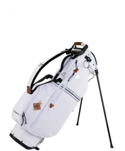 Sun Mountain 2023 Sonnenalp Mid-Stripe Single Strap Stand Bag -Green And Swing Shop MidStripe N230208 white