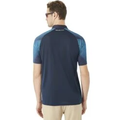 Oakley Golf Mens Aero Motion Short Sleeve Polo -Green And Swing Shop Oakley Aero Sleeve Polo Fathom 1