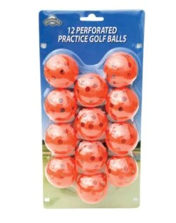 OnCourse Golf Perforated Practice Golf Balls -Green And Swing Shop OnCourse Perferated Golf Balls 13061