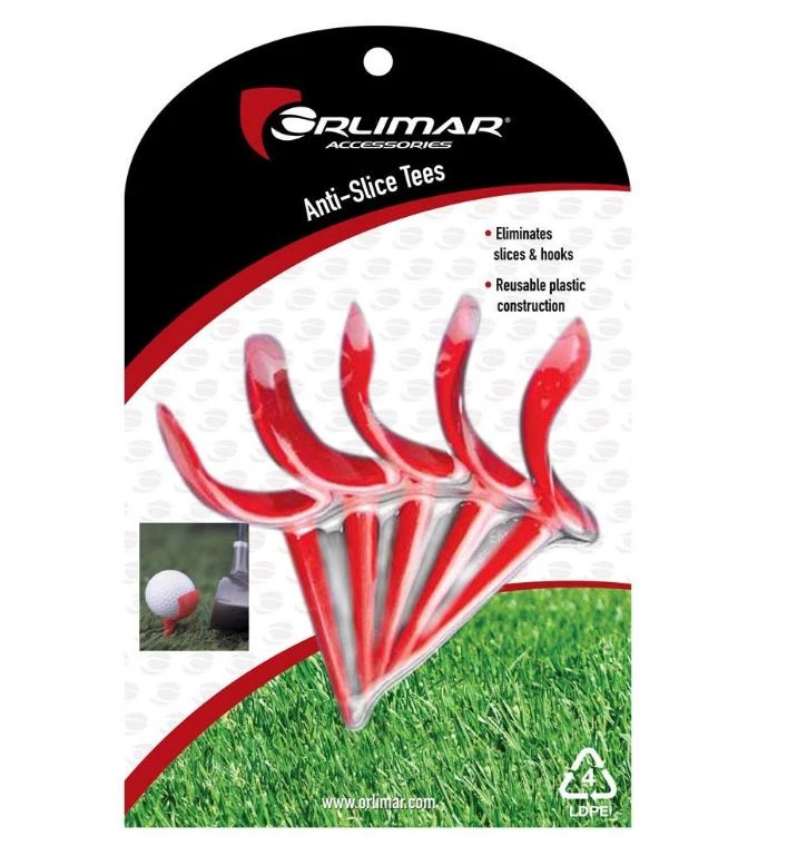 Orlimar Anti-Slice Tee Pack (5 Pack) 3 Orlimar Anti-Slice Tee Pack (5 Pack)