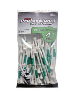 Pride Professional Tee System ProLength Golf Tees -Green And Swing Shop PTS ProLength Green 50