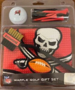 WinCraft NFL Waffle Golf Gift Set -Green And Swing Shop PackagingHERO